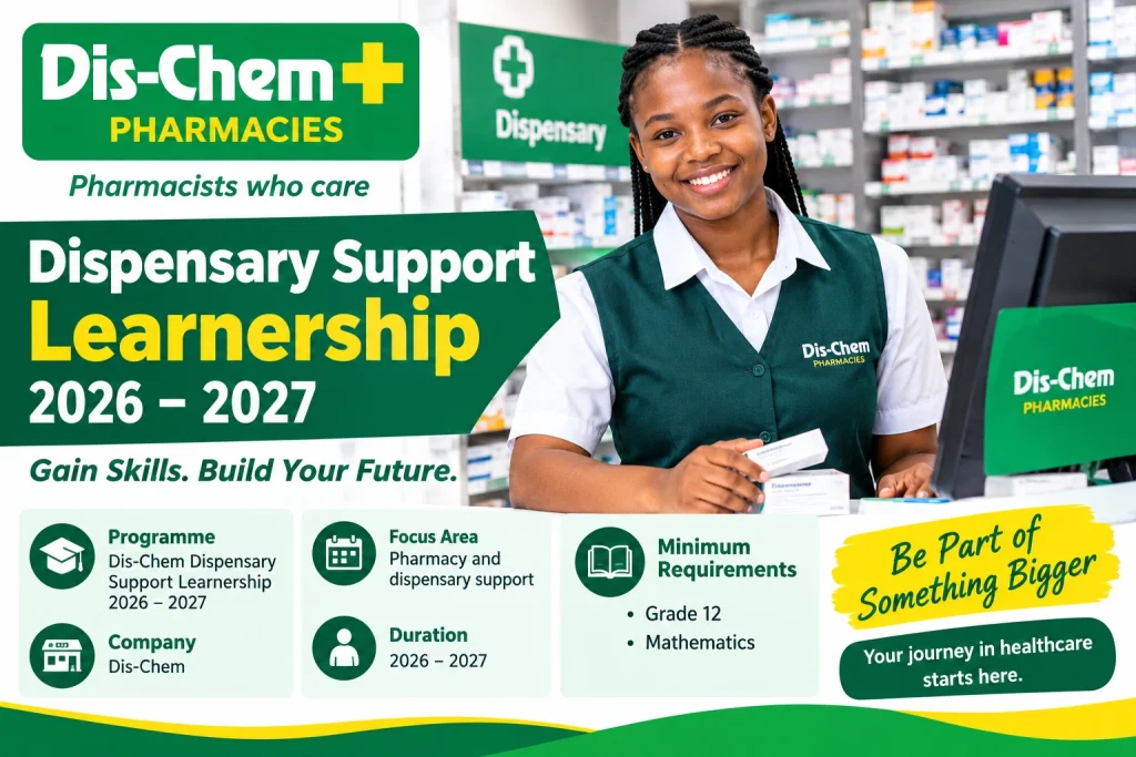 Dis-Chem Dispensary Support Learnership